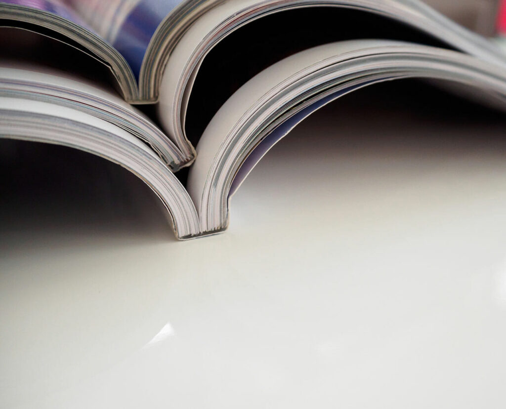 Druck Bindungen im Print Design